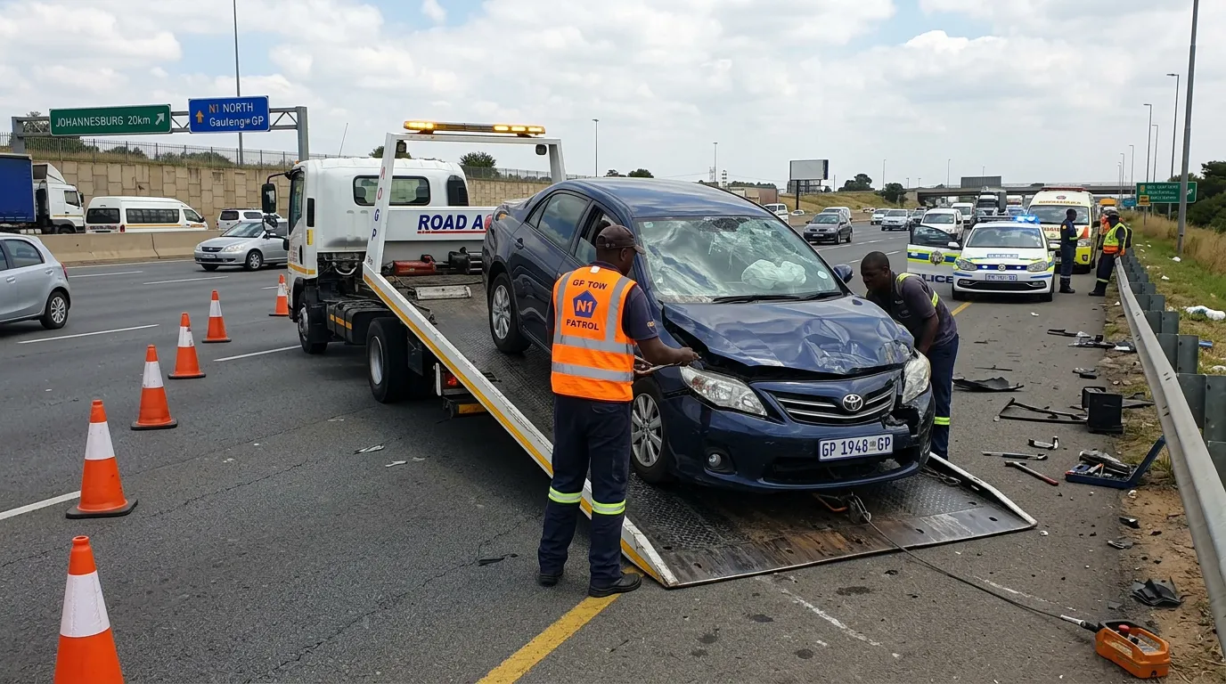Emergency towing service Pretoria